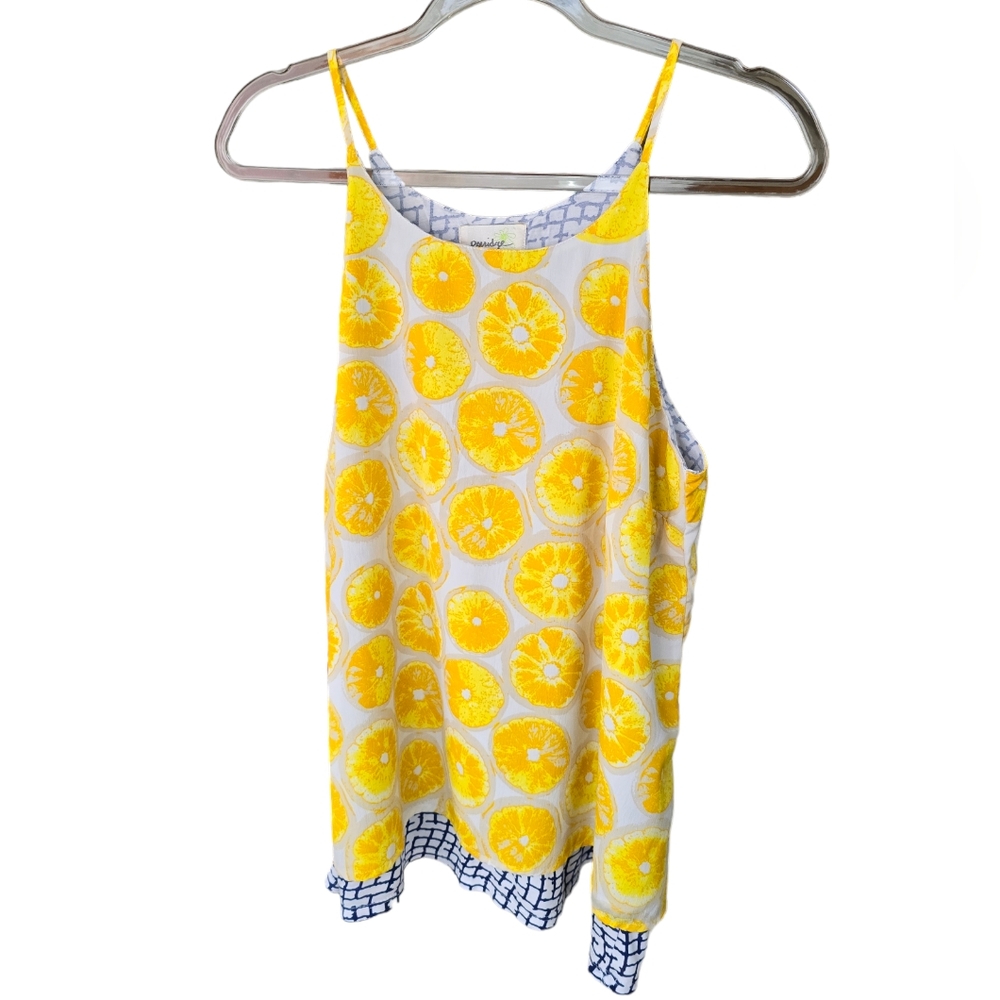 Porridge, yellow summer blouse, size M